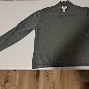 Vintage Talbots Charcoal Turtleneck Sweater